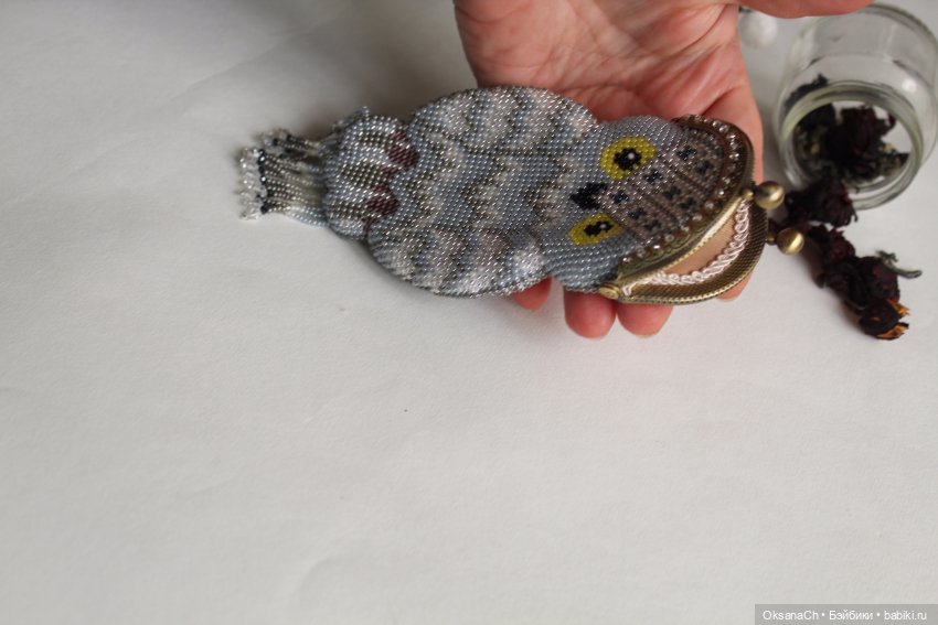 Полярная сова (кошелек) — Наши хобби и творчество: вышивка (фото 5)