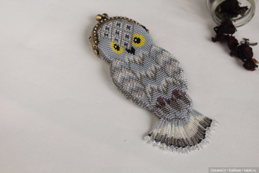 Полярная сова (кошелек) — Наши хобби и творчество: вышивка (фото 9)