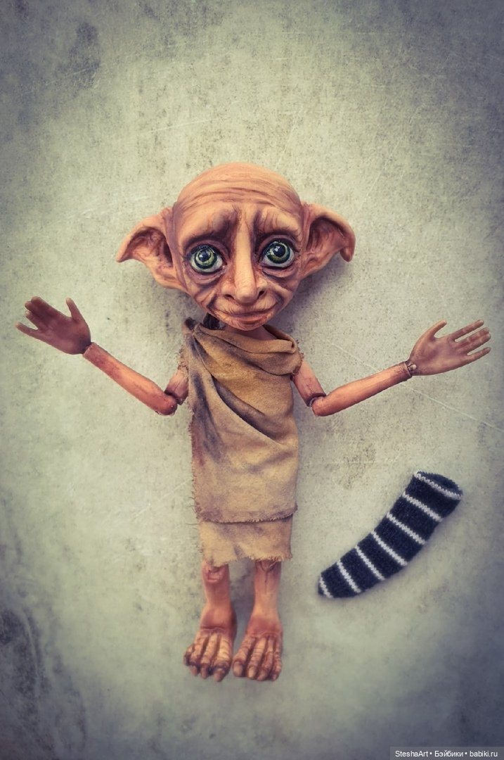 Добби свободен! Мой новый ООАК, посвящается самоизоляции