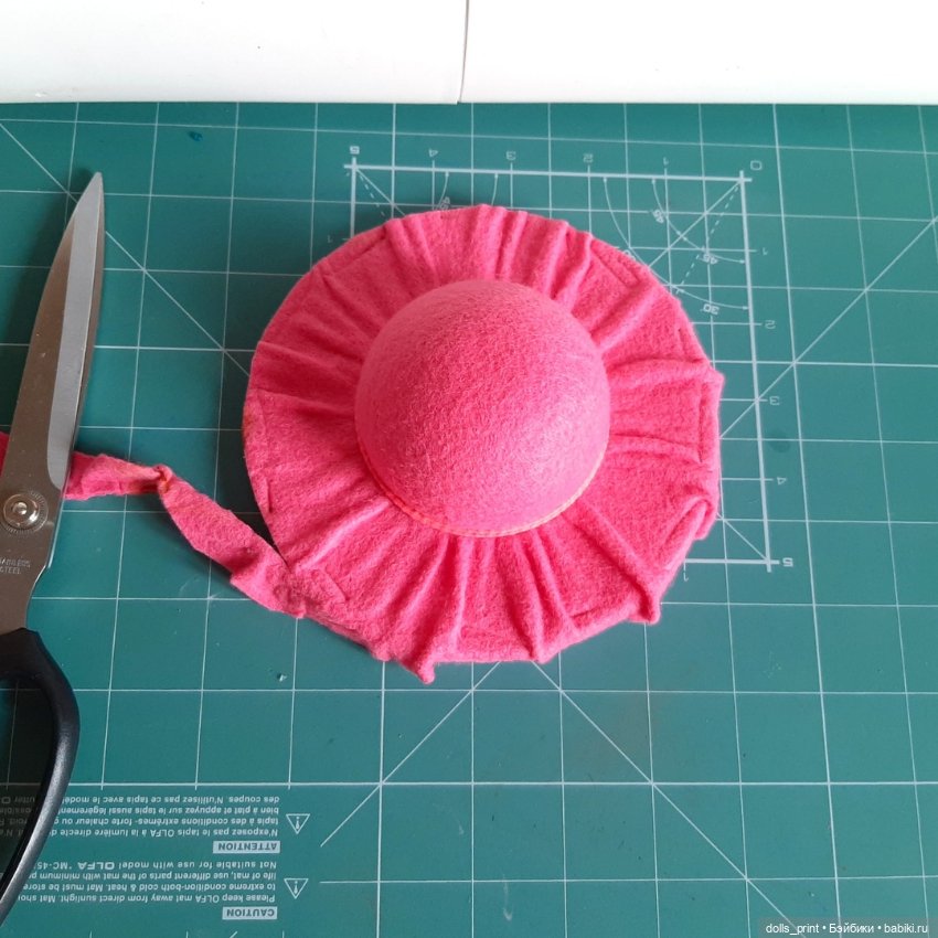 Мастер-класс: шляпка из фетра для Паолочки (фото 6)