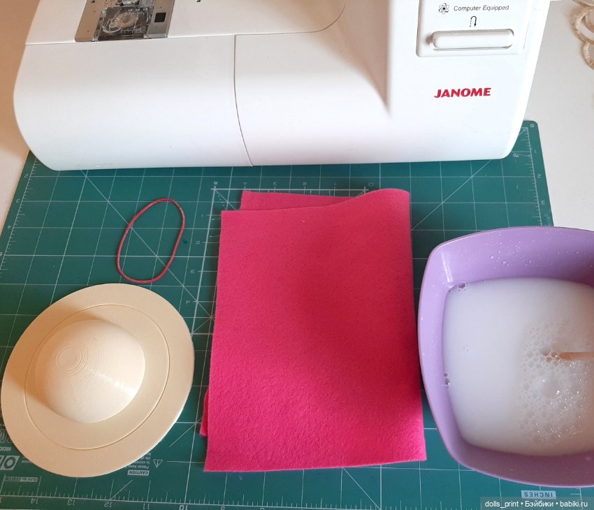 Мастер-класс: шляпка из фетра для Паолочки (фото 2)