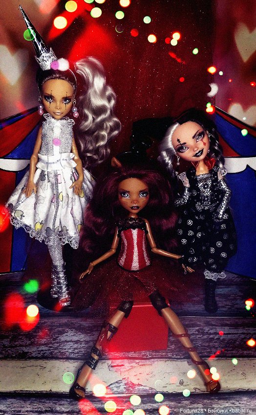 Добро пожаловать в цирк — ООАК Monster High и Ever After High: репейнт