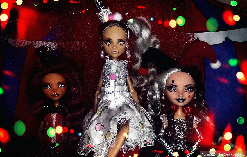 Добро пожаловать в цирк — ООАК Monster High и Ever After High: репейнт (фото 6)