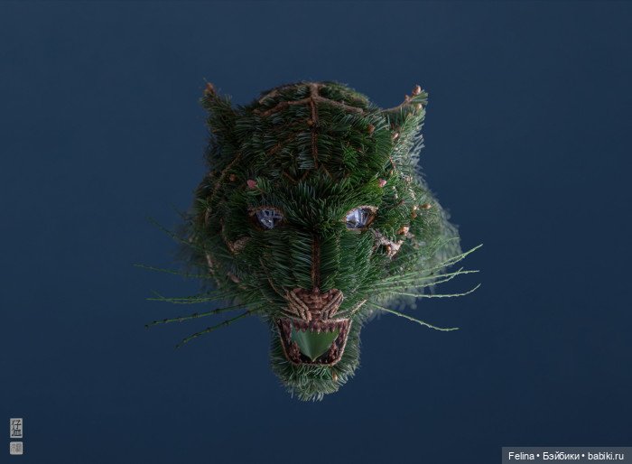 Креативные работы из растений и цветов (фото 5)