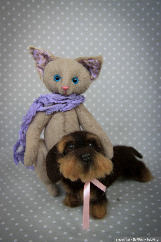 Котомама и компания — Авторские игрушки из разных материалов: синельная проволока