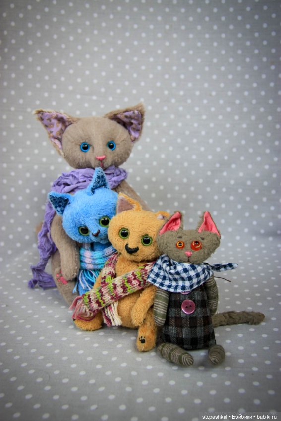 Котомама и компания — Авторские игрушки из разных материалов: синельная проволока