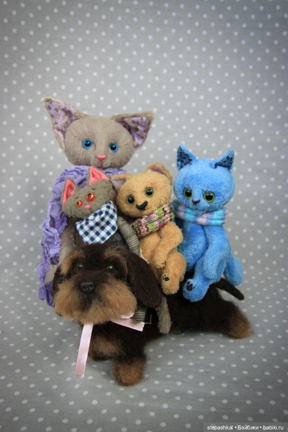 Котомама и компания — Авторские игрушки из разных материалов: синельная проволока (фото 8)