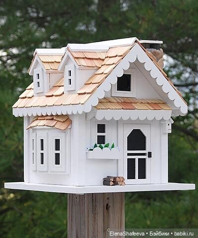 Домики, кормушки. Красиво , стильно. Благодарность от птиц. Идея чем заняться дома (фото 3)