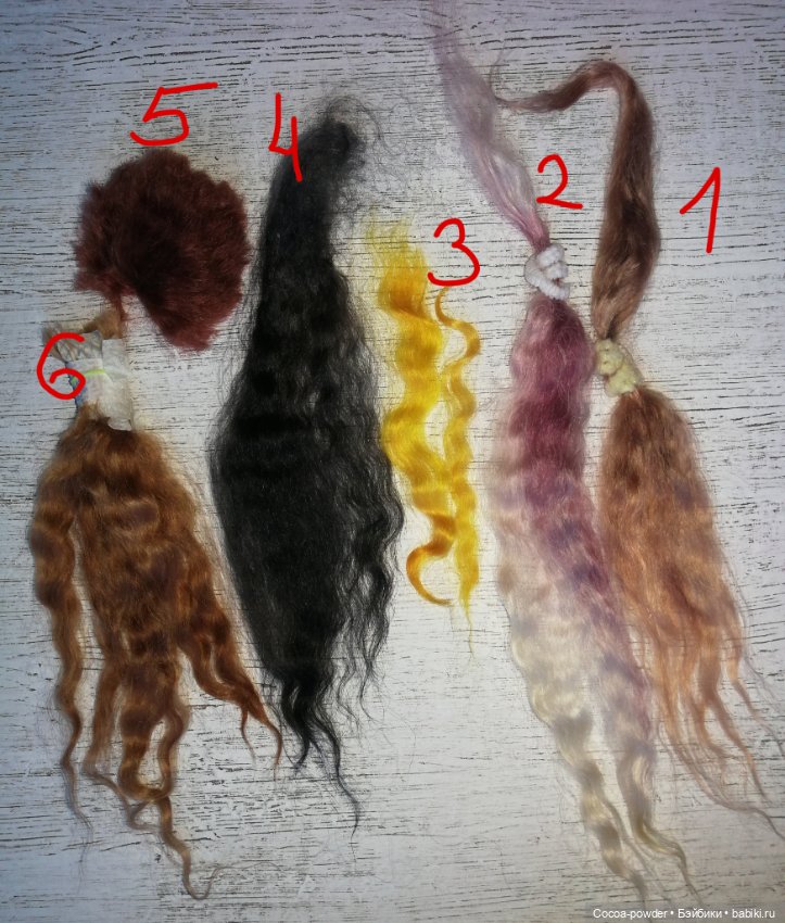 Окрашивание козочки, испытание краски для волос (фото 3)