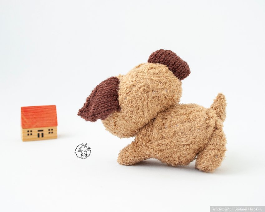 Мопсик на ладошке — Вязаные игрушки и амигуруми: крючком (фото 8)