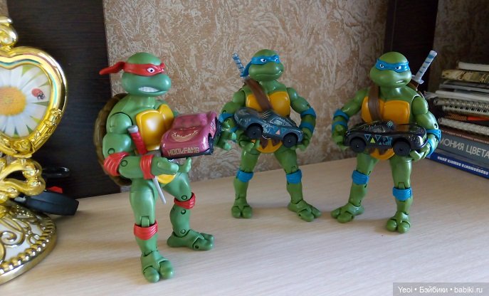 Фигурки черепашки мутанты ниндзя. TMNT. Классическая серия