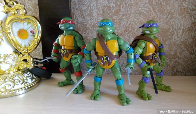 Фигурки черепашки мутанты ниндзя. TMNT. Классическая серия
