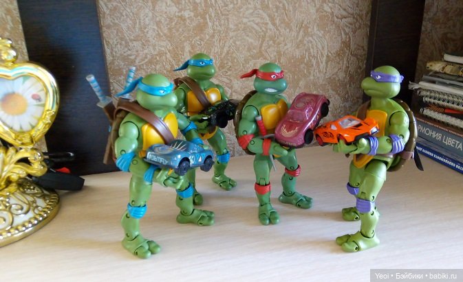 Фигурки черепашки мутанты ниндзя. TMNT. Классическая серия