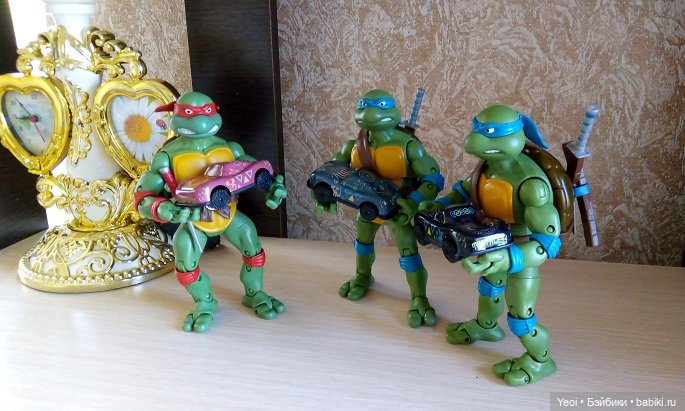 Фигурки черепашки мутанты ниндзя. TMNT. Классическая серия