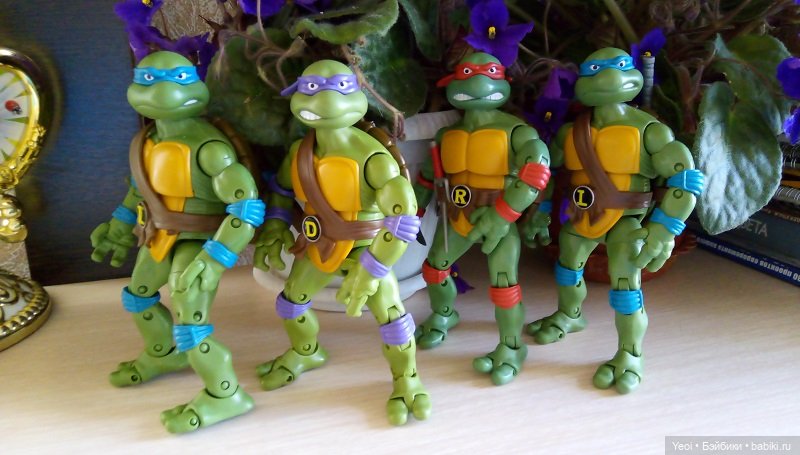Фигурки черепашки мутанты ниндзя. TMNT. Классическая серия