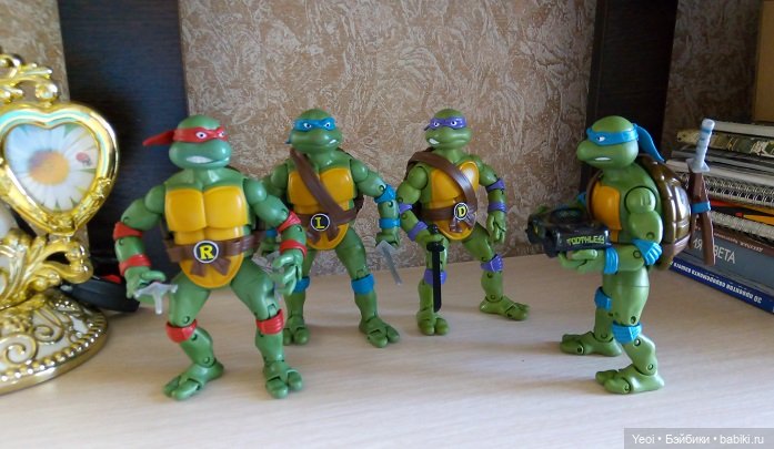 Фигурки черепашки мутанты ниндзя. TMNT. Классическая серия