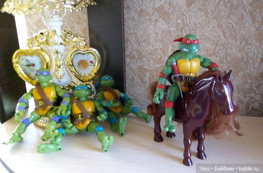 Фигурки черепашки мутанты ниндзя. TMNT. Классическая серия