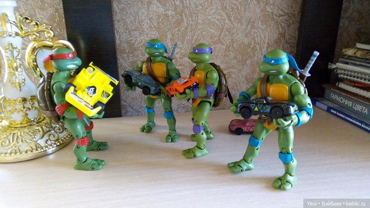 Фигурки черепашки мутанты ниндзя. TMNT. Классическая серия