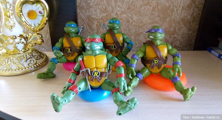 Фигурки черепашки мутанты ниндзя. TMNT. Классическая серия