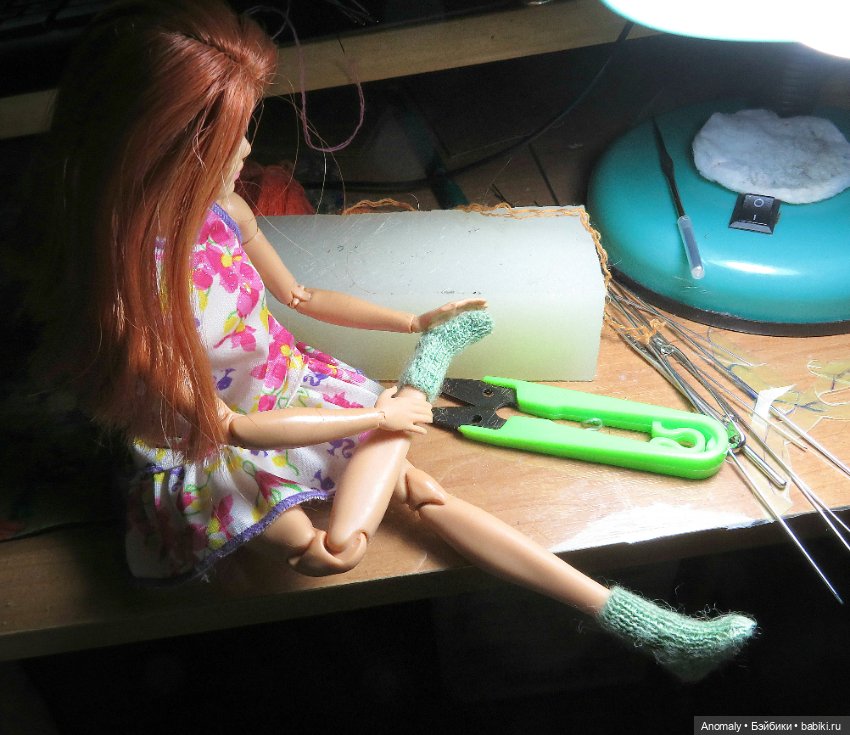 Не могу не похвалиться! И немедленно! Носочки для барби