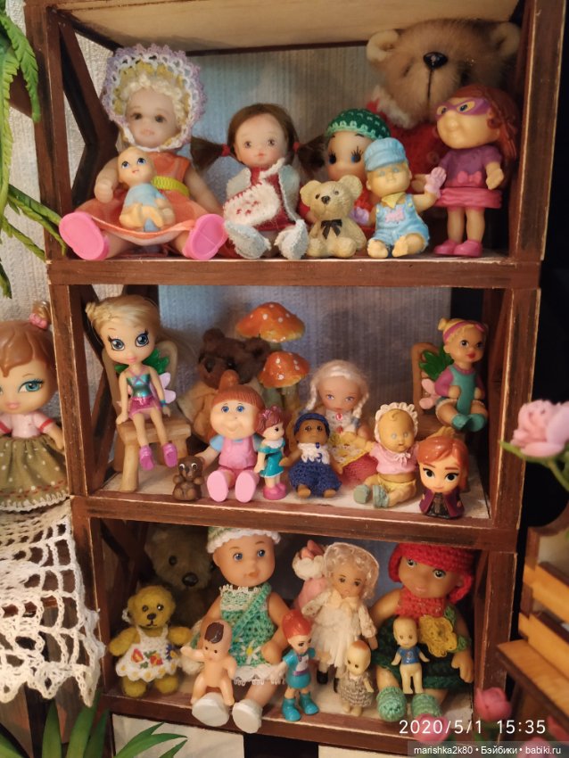 Кукольный шкафчик — Домашние коллекции кукол: фото собраний (фото 4)
