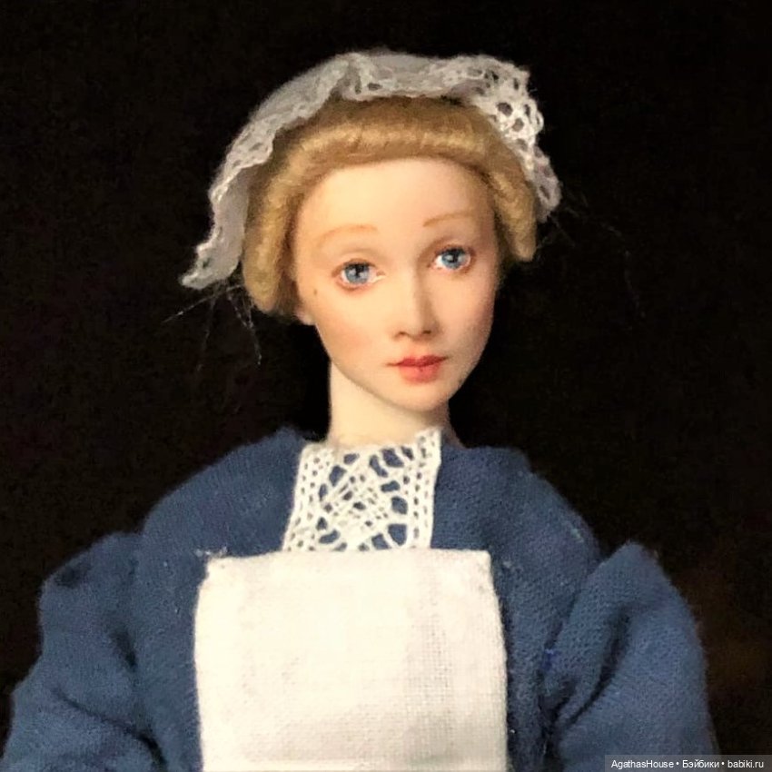 Мэри, или Дебют субретки — Авторские миниатюрные куклы: лепка (фото 5)