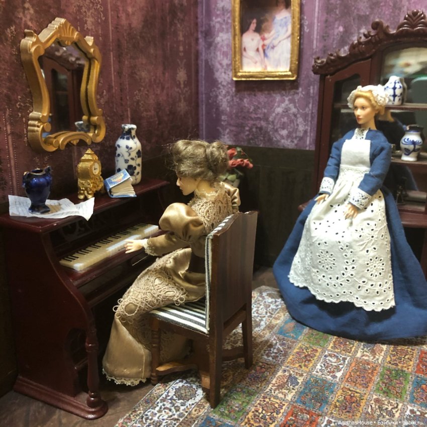 Мэри, или Дебют субретки — Авторские миниатюрные куклы: лепка (фото 6)