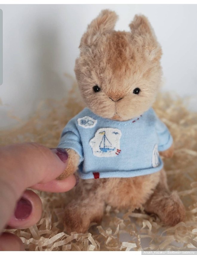 Зайка тедди — Авторские мишки Тедди и друзья: фото (фото 2)