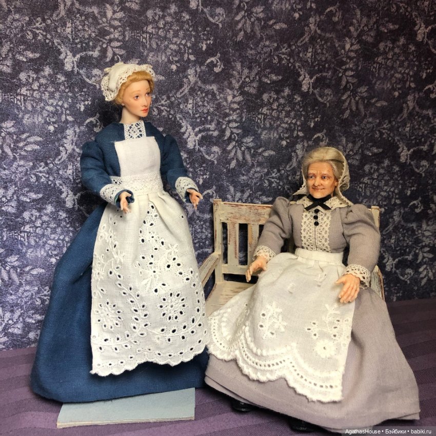 Мэри, или Дебют субретки — Авторские миниатюрные куклы: лепка (фото 4)