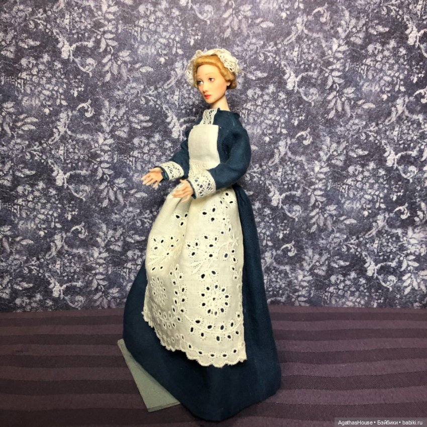 Мэри, или Дебют субретки — Авторские миниатюрные куклы: лепка (фото 2)