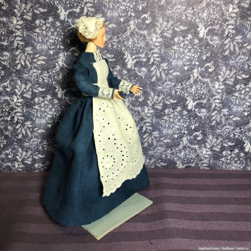 Мэри, или Дебют субретки — Авторские миниатюрные куклы: лепка (фото 3)