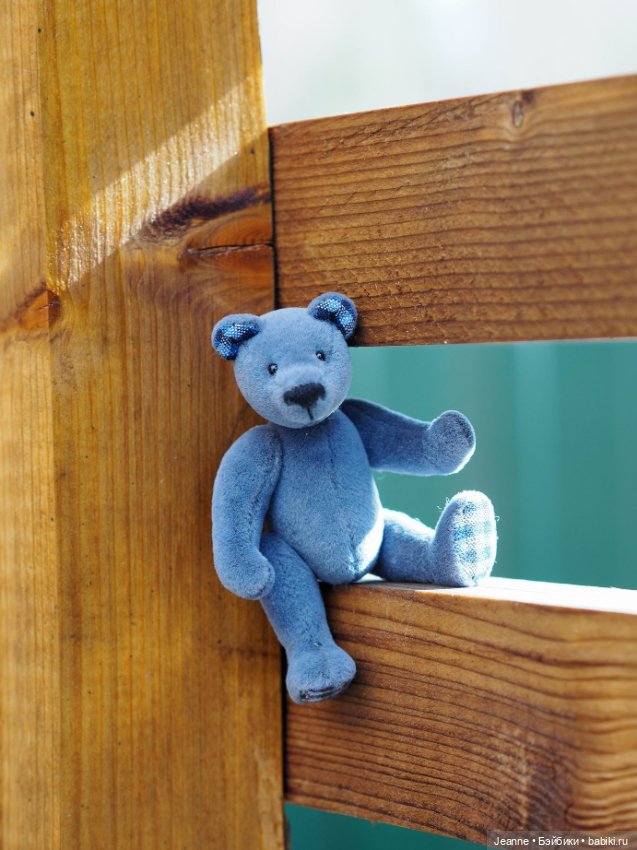 Синий — Авторские мишки Тедди и друзья: фото