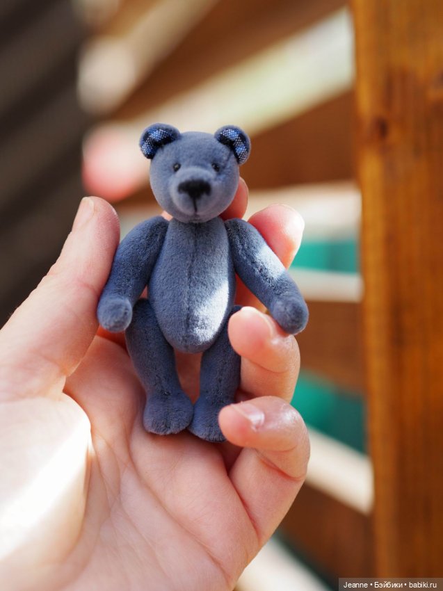 Синий — Авторские мишки Тедди и друзья: фото (фото 3)