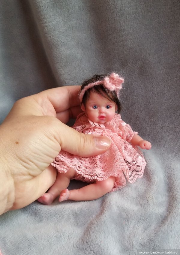 Куклы из силикона - маленькая блондинка-брюнетка-шатенка (фото 9)