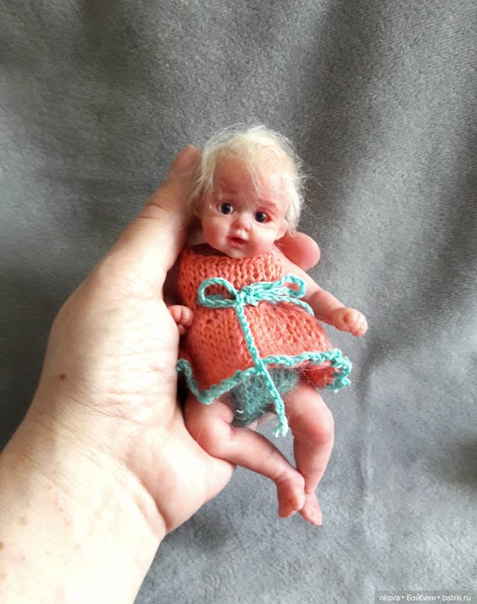 Куклы из силикона - маленькая блондинка-брюнетка-шатенка
