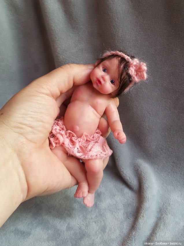 Куклы из силикона - маленькая блондинка-брюнетка-шатенка (фото 7)
