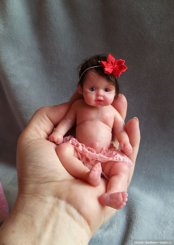 Куклы из силикона - маленькая блондинка-брюнетка-шатенка (фото 6)