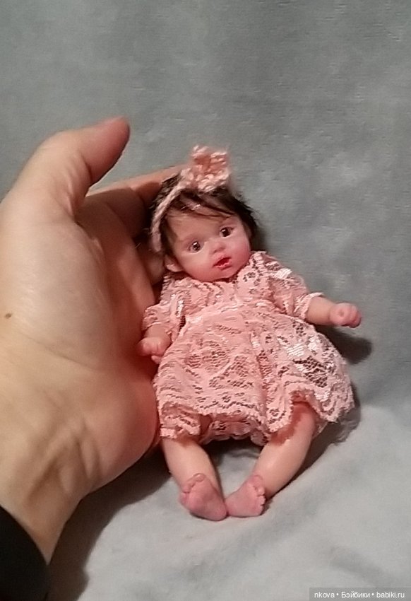 Куклы из силикона - маленькая блондинка-брюнетка-шатенка (фото 5)