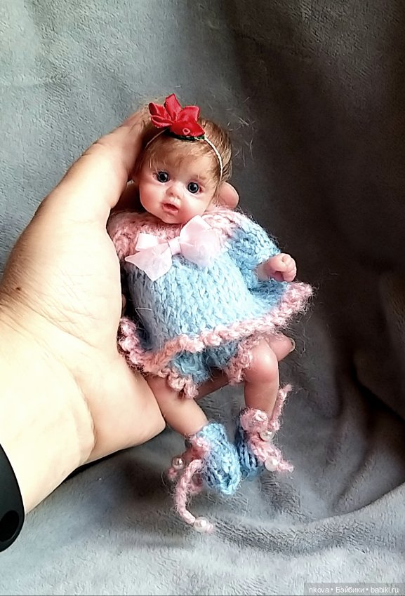 Куклы из силикона - маленькая блондинка-брюнетка-шатенка (фото 3)