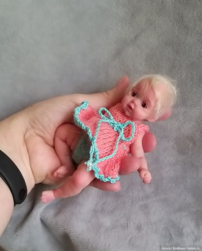 Куклы из силикона - маленькая блондинка-брюнетка-шатенка