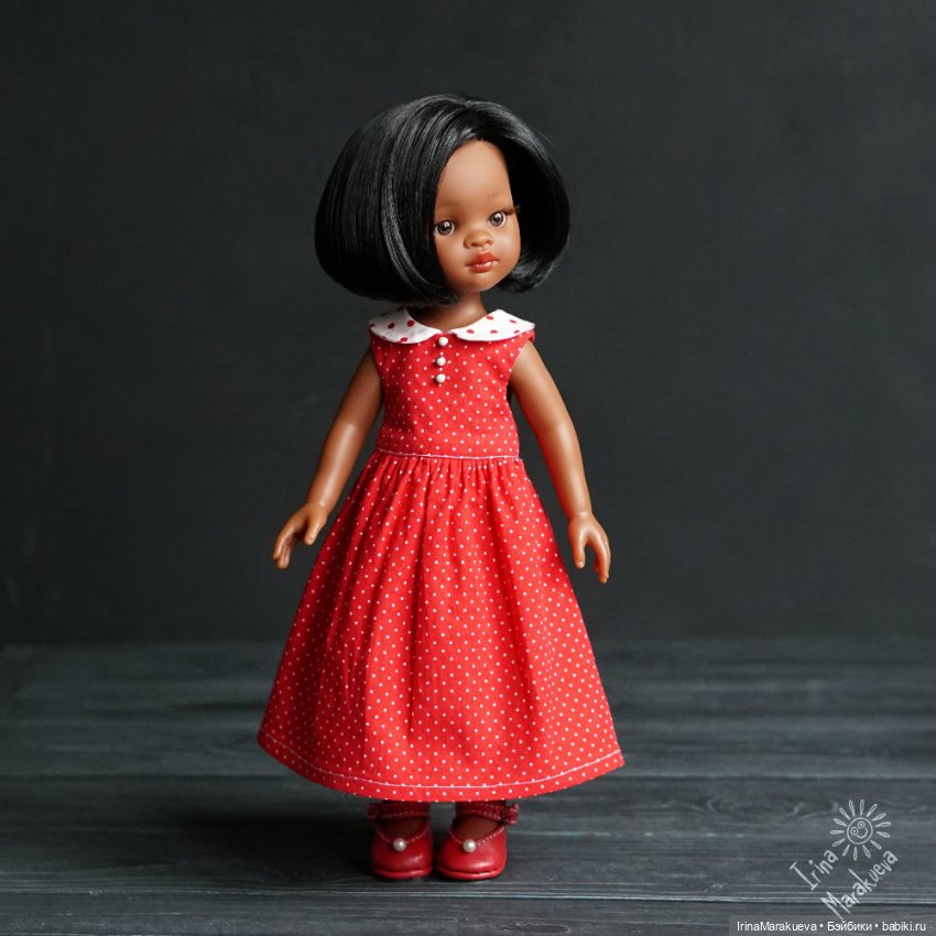 Маленькое красное платье — Куклы Paola Reina (Паола Рейна): новинки