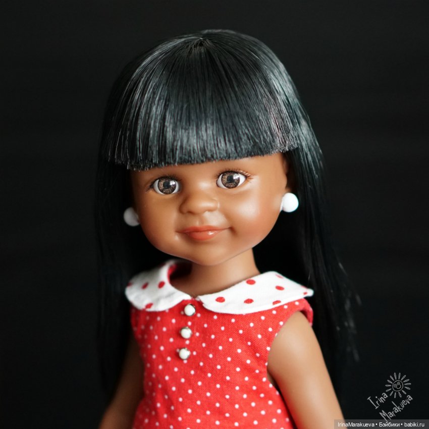 Маленькое красное платье — Куклы Paola Reina (Паола Рейна): новинки (фото 8)
