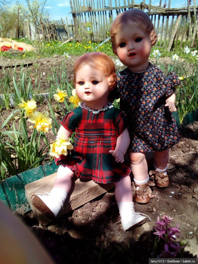 Анфиска и Раиска Барбели — Антикварные куклы Armand Marseille (AM): молд 390 (фото 6)
