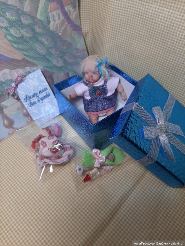 Новая малышка — Авторские миниатюрные куклы: лепка