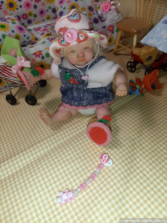 Новая малышка — Авторские миниатюрные куклы: лепка
