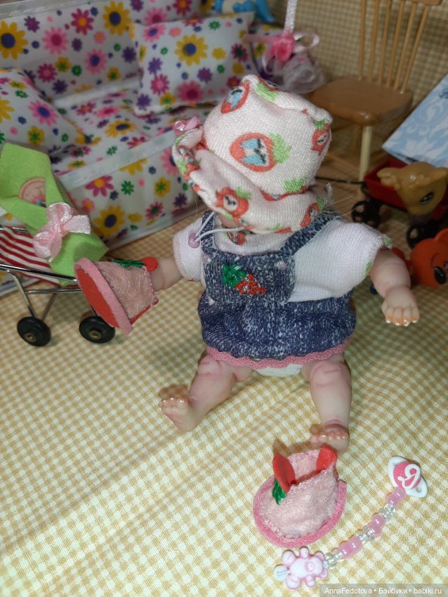 Новая малышка — Авторские миниатюрные куклы: лепка