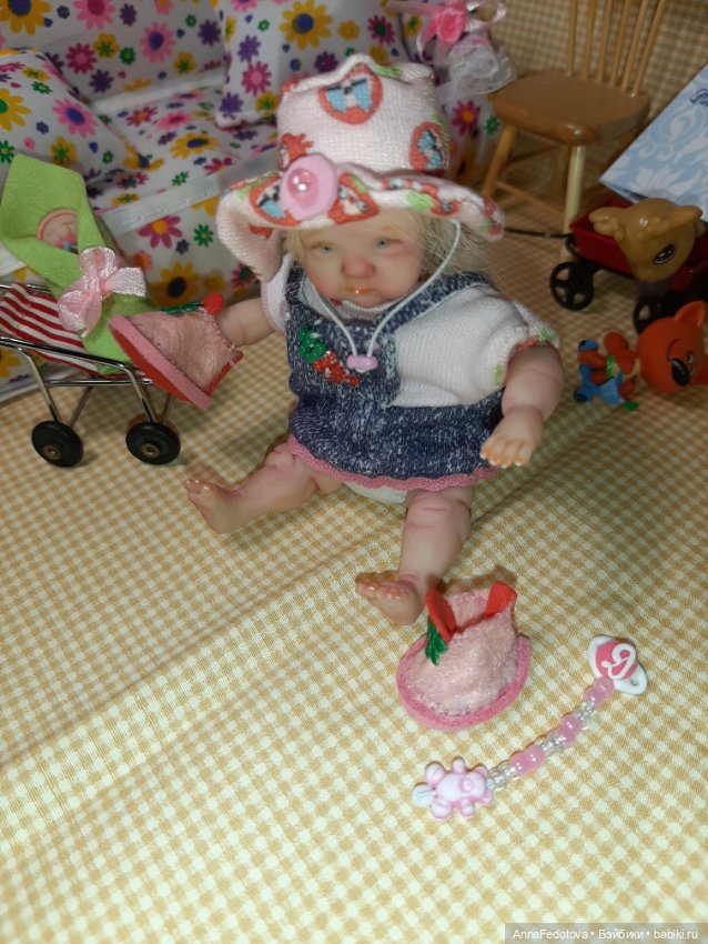Новая малышка — Авторские миниатюрные куклы: лепка