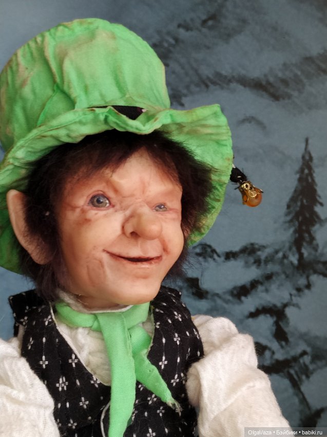 Гном с монетками — Лепка авторских кукол: полимерная глина (фото 2)