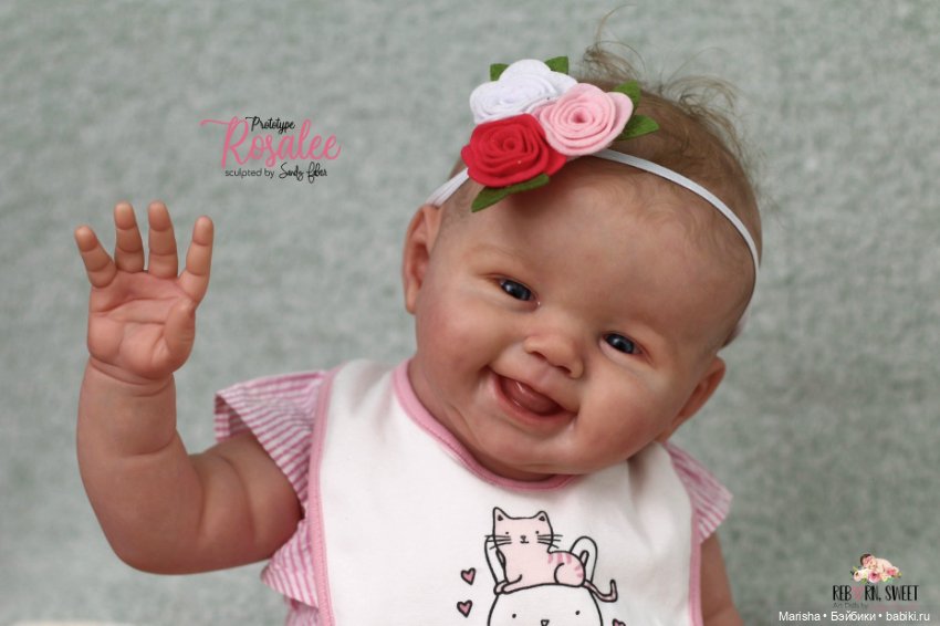 Toddler Rosalee скульптора Sandrien Faber, автор прототипа Shaylen Maxwell (фото 5)
