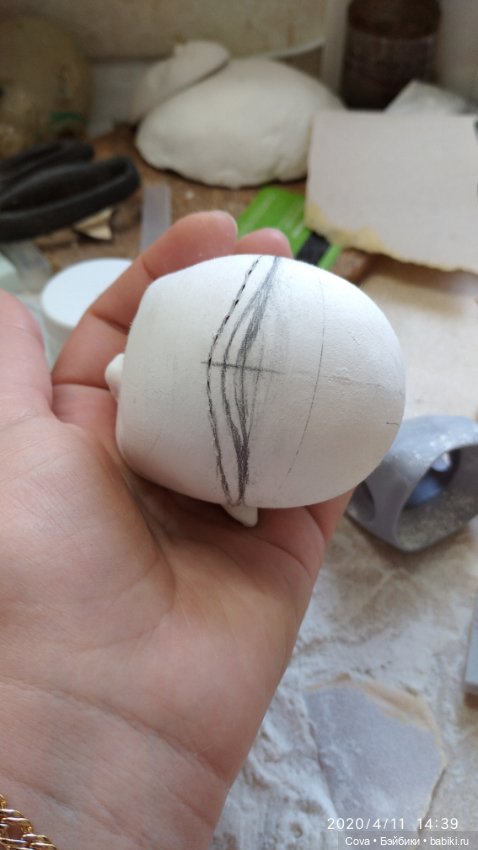 Работа над новым молдом — Авторские шарнирные куклы своими руками: лепка (фото 6)